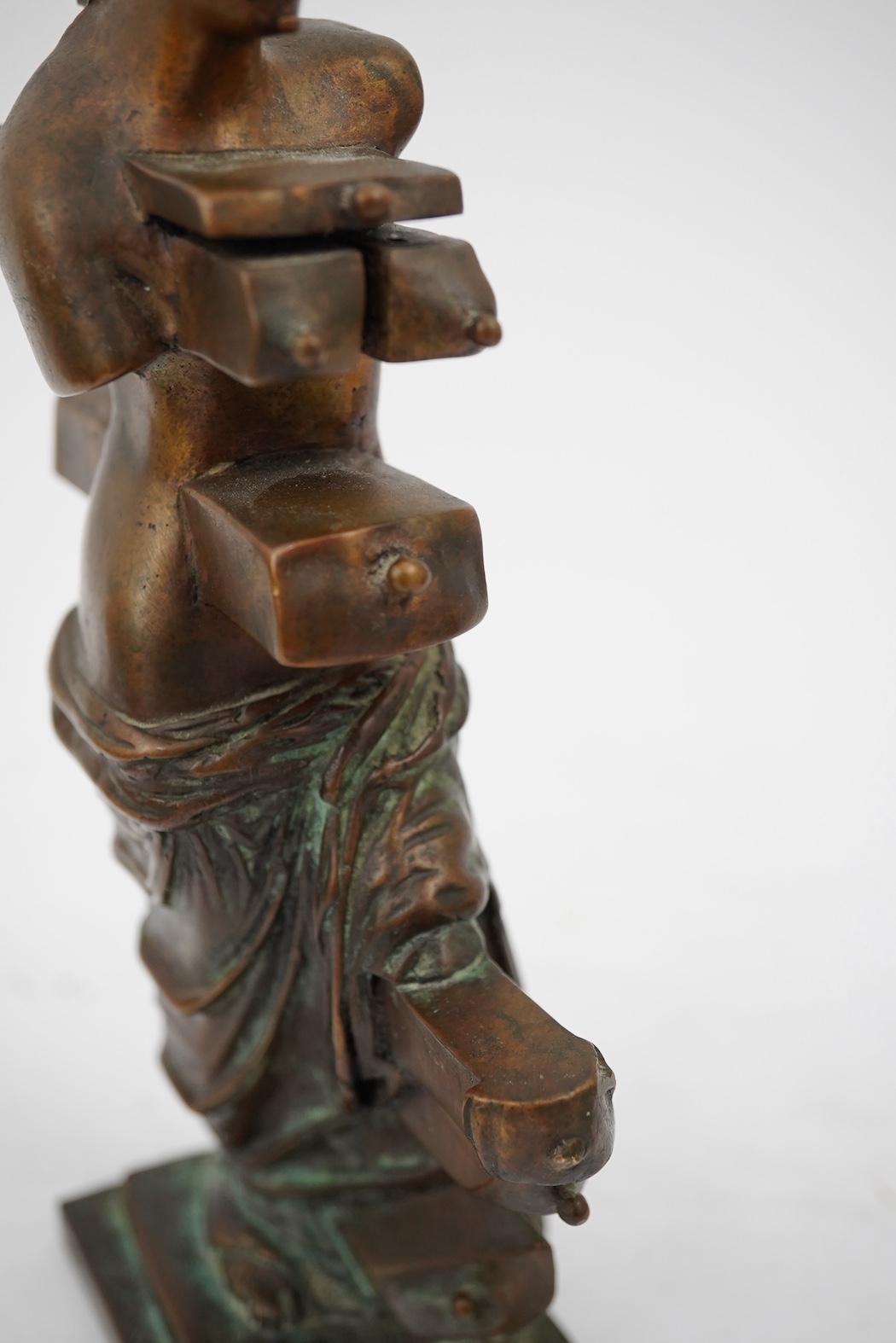 Salvador Dali (Spanish, 1904-1989), Métamorphose topologique de la Venus de Milo traversée par des tiroirs, bronze, 20cm high, 11cm wide